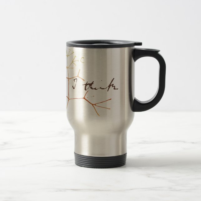 Darwin tree of life: I think Travel Mug (Right)