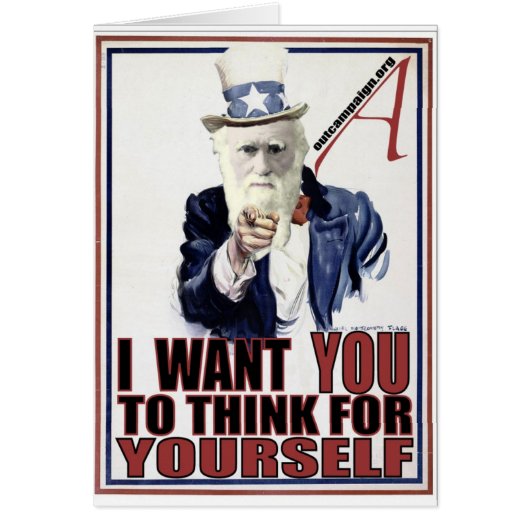 Darwin Wants You Cards (Front)