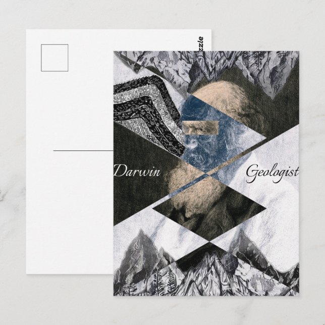 Darwin Was A Geologist Postcard (Front/Back)