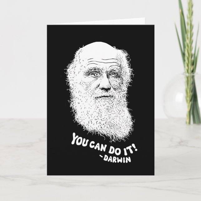 Darwin - You Can Do It Thank You Card (Front)