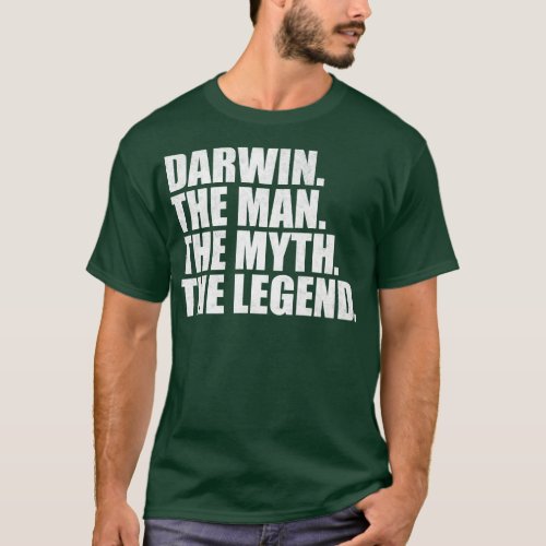 DarwinDarwin Name Darwin given name T_Shirt
