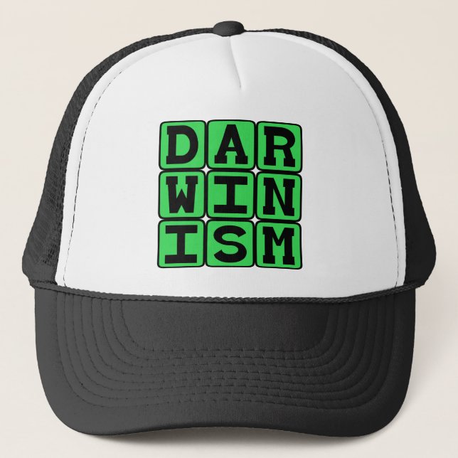 Darwinism, Theory of Biology Trucker Hat (Front)