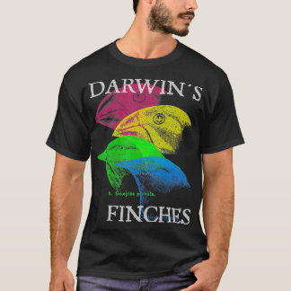 Darwins Finches Evolution Science Biology Teacher T-Shirt