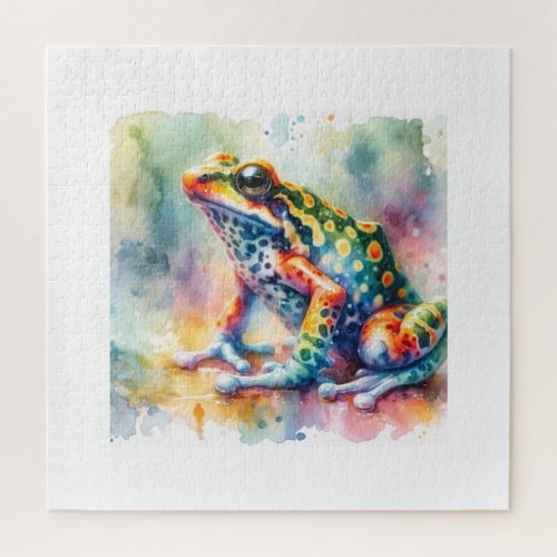 Darwins Frog in Watercolor Colors AREF760 _ Waterc Jigsaw Puzzle