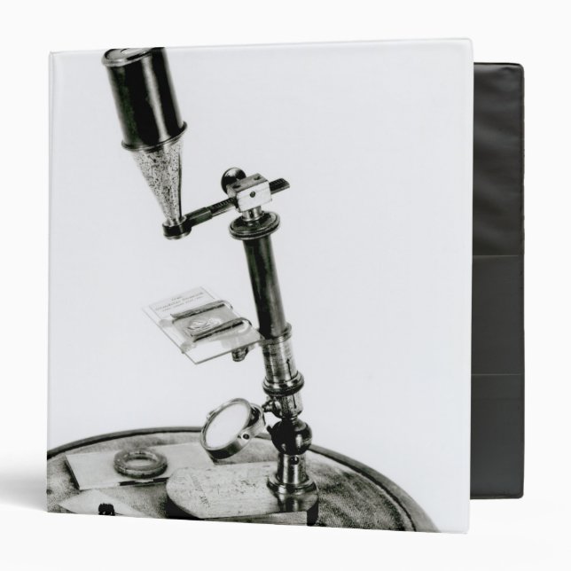 Darwin's microscope 3 ring binder (Front/Inside)