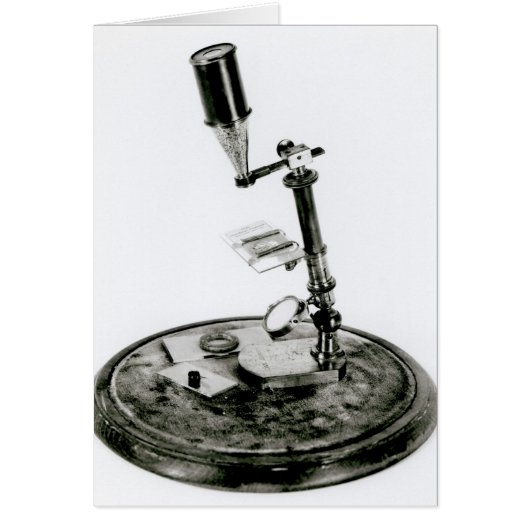 Darwin's microscope cards (Front)
