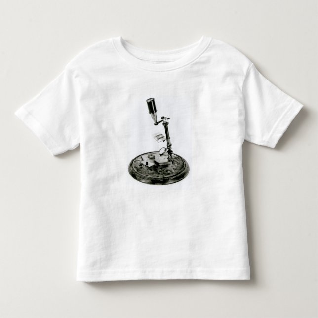 Darwin's microscope toddler t-shirt (Front)