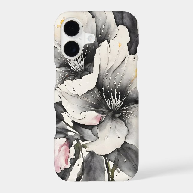 Darwin's Slipper - Watercolor flowers Case-Mate iPhone Case (Back)