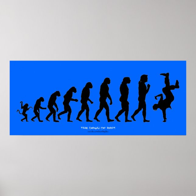 Darwin's "The Dawn of RAP" Art Poster (Front)
