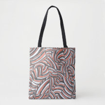 Darya | Abstract Hand-Drawn Art Tote Bag