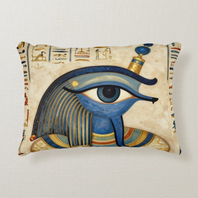 Das Ägyptische Auge´1 Accent Pillow (Front)