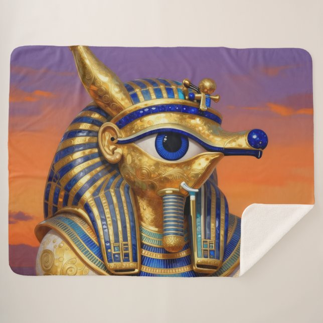 Das Ägyptische Auge´5 Sherpa Blanket (Front (Horizontal))