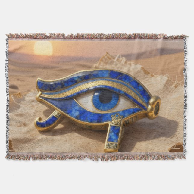 Das Ägyptische Auge´9 Throw Blanket (Front)