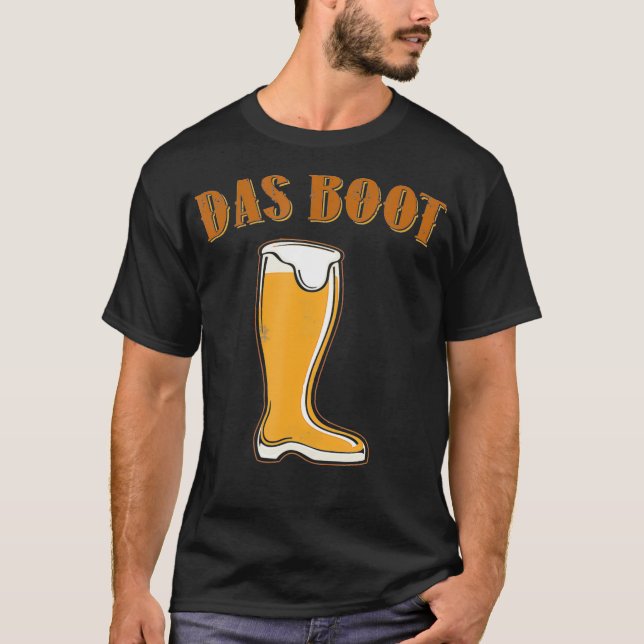 Das Boot Beer Drinking Oktoberfest T-Shirt (Front)