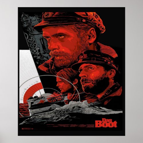 Das Boot Cult Movie Film  by Cult director Wolfgan Poster