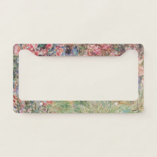 Das Haus in den Rosen - Claude Monet License Plate Frame