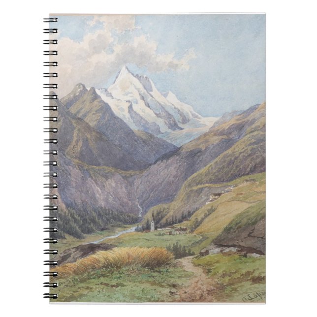 Das Mölltal mit dem Großglockner – Carl Lafite Notebook (Front)