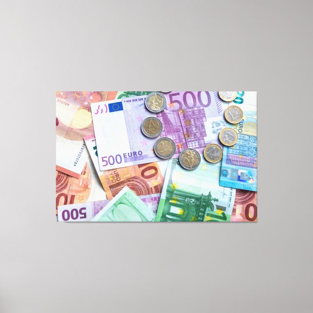 Das perfekte Motiv für jede Bank! Canvas Print (Front)