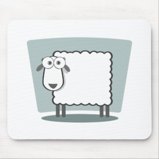 Das Schaf zum Quadrat Mouse Pad