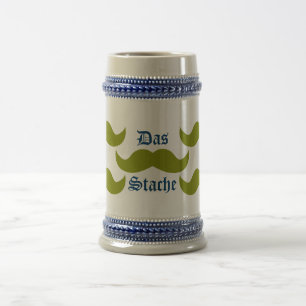 Das stache - olive green beer stein