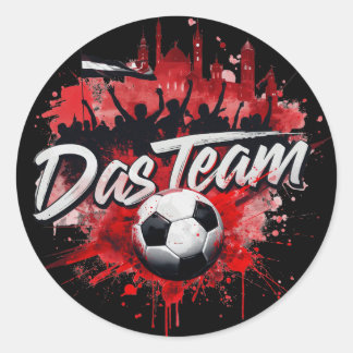 Das Team - the nickname of the Austria team Classic Round Sticker