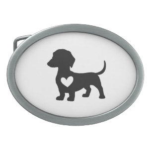 Daschund belt buckle