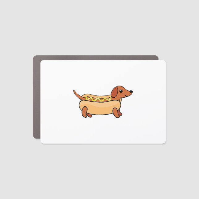 Daschund      car magnet (Front)