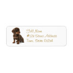 Daschund Dog Return Address Label