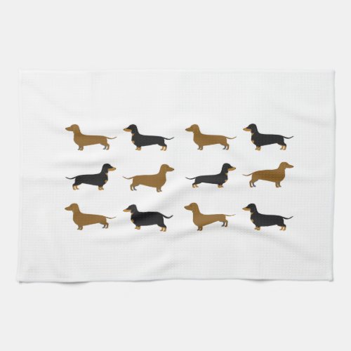 Daschund Kitchen Towel