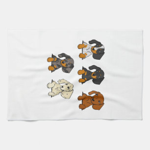 Daschund Kitchen Towel