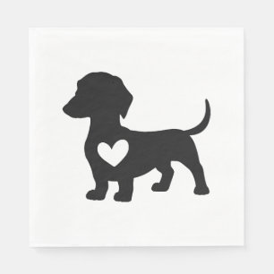 Daschund napkins