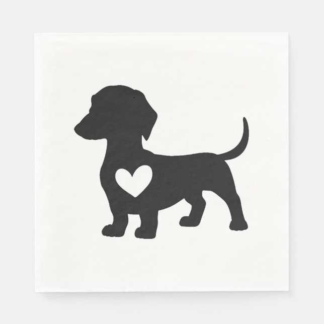 Daschund       napkins (Front)