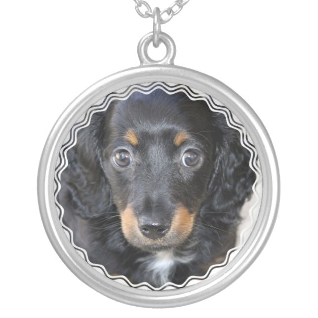 Daschund Puppy Dog Necklace (Front)