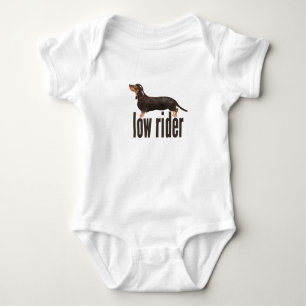 Daschund Sausage Dog Baby Bodysuit