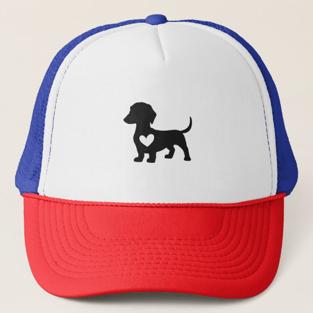 Daschund       trucker hat (Front)