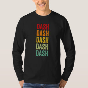 Dash Crypto Rainbow Text T-Shirt