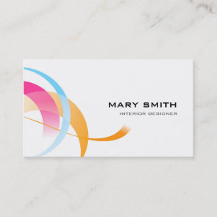 Dash of Color Business Card Two Sided