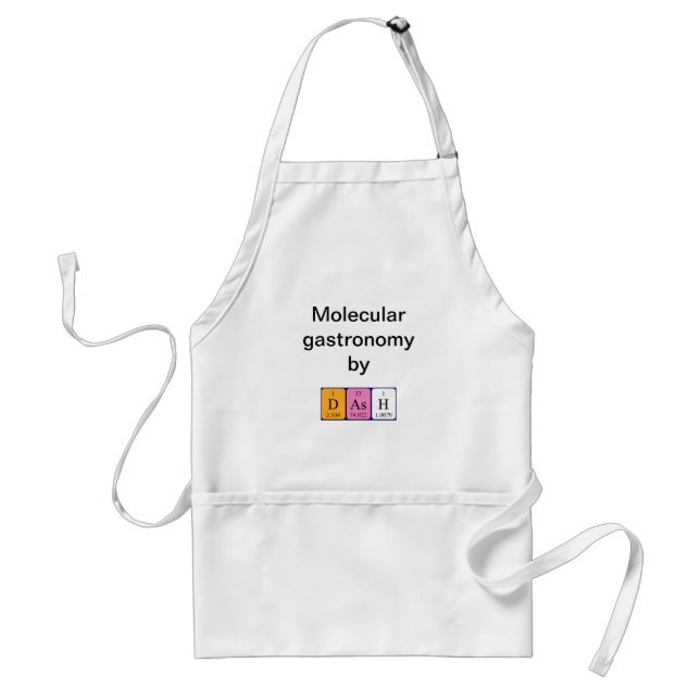Dash periodic table name apron (Front)