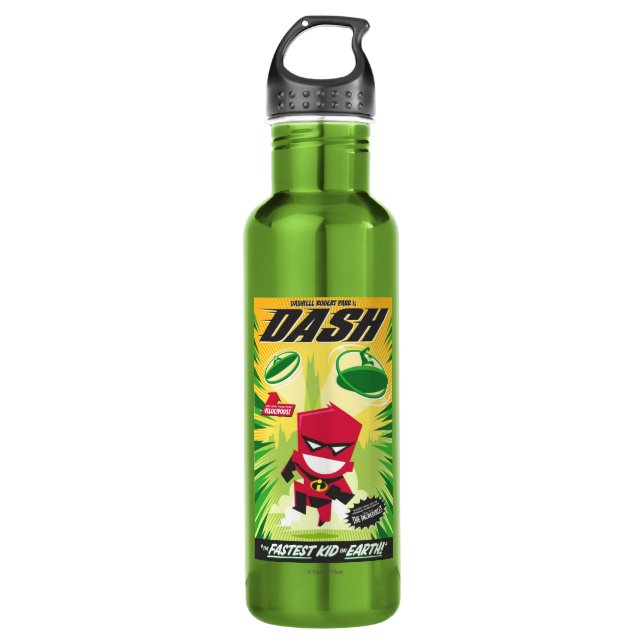 Dash Pop Art Disney Water Bottle (Front)
