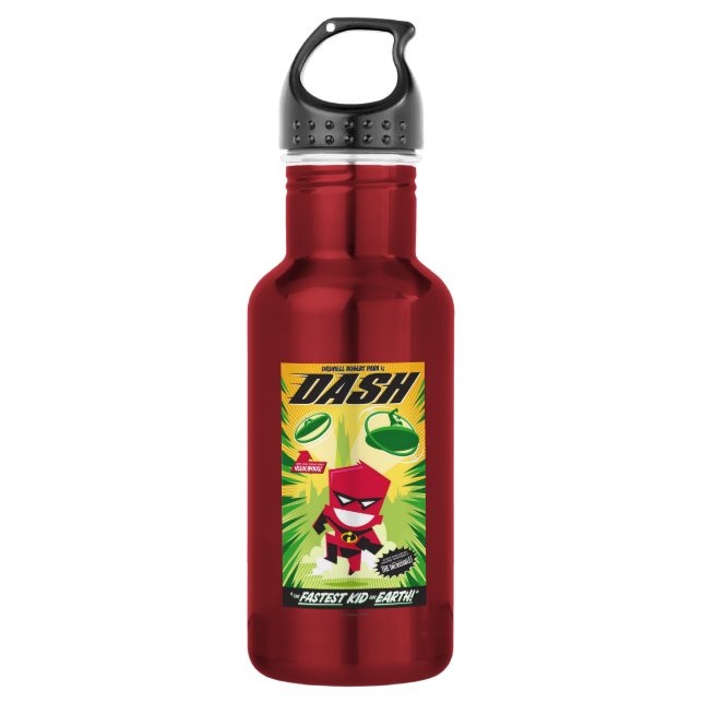Dash Pop Art Disney Water Bottle (Front)