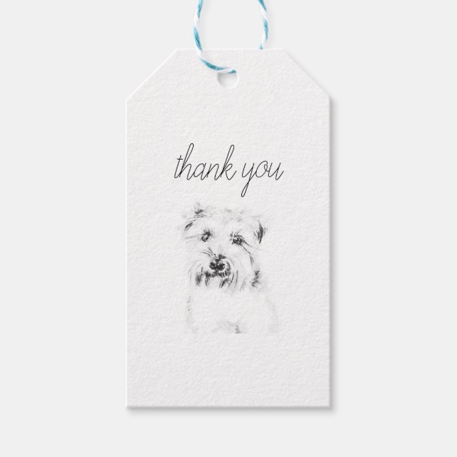 Dash the Dog Gift Tags (Front)