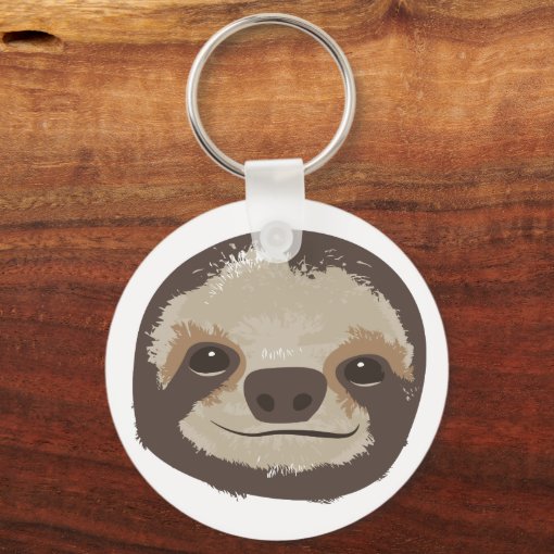 Dash the Sloth Keychain | Zazzle