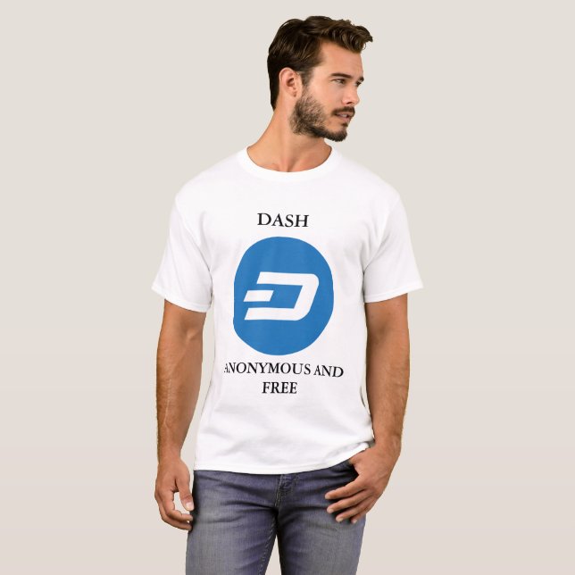 DASH WHITE MEN'S T-SHIRT (Front Full)
