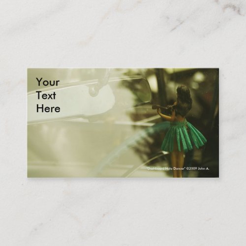 Dashboard Hula Dancer Business Card