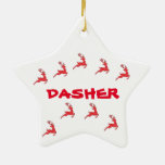 DASHER- ORNAMENT (THE REINDEERS) 