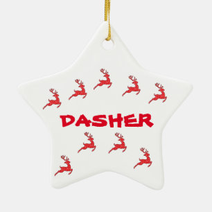 DASHER- ORNAMENT (THE REINDEERS) 