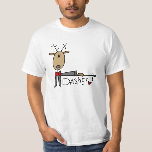 Dasher Reindeer Christmas T_shirts and Gifts
