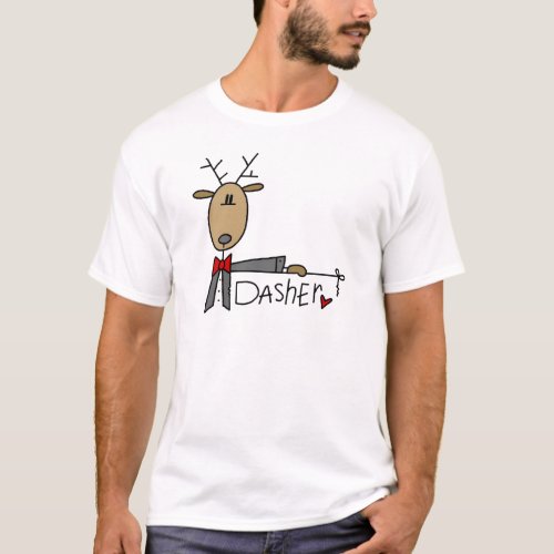 Dasher Reindeer Tshirts and Gifts