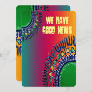 Dashiki Invitation Cards