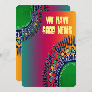 Dashiki Invitation Cards